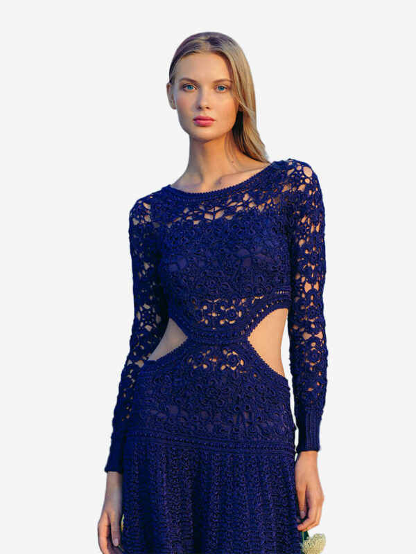 Eterna long dress black单一产品 - Image 3